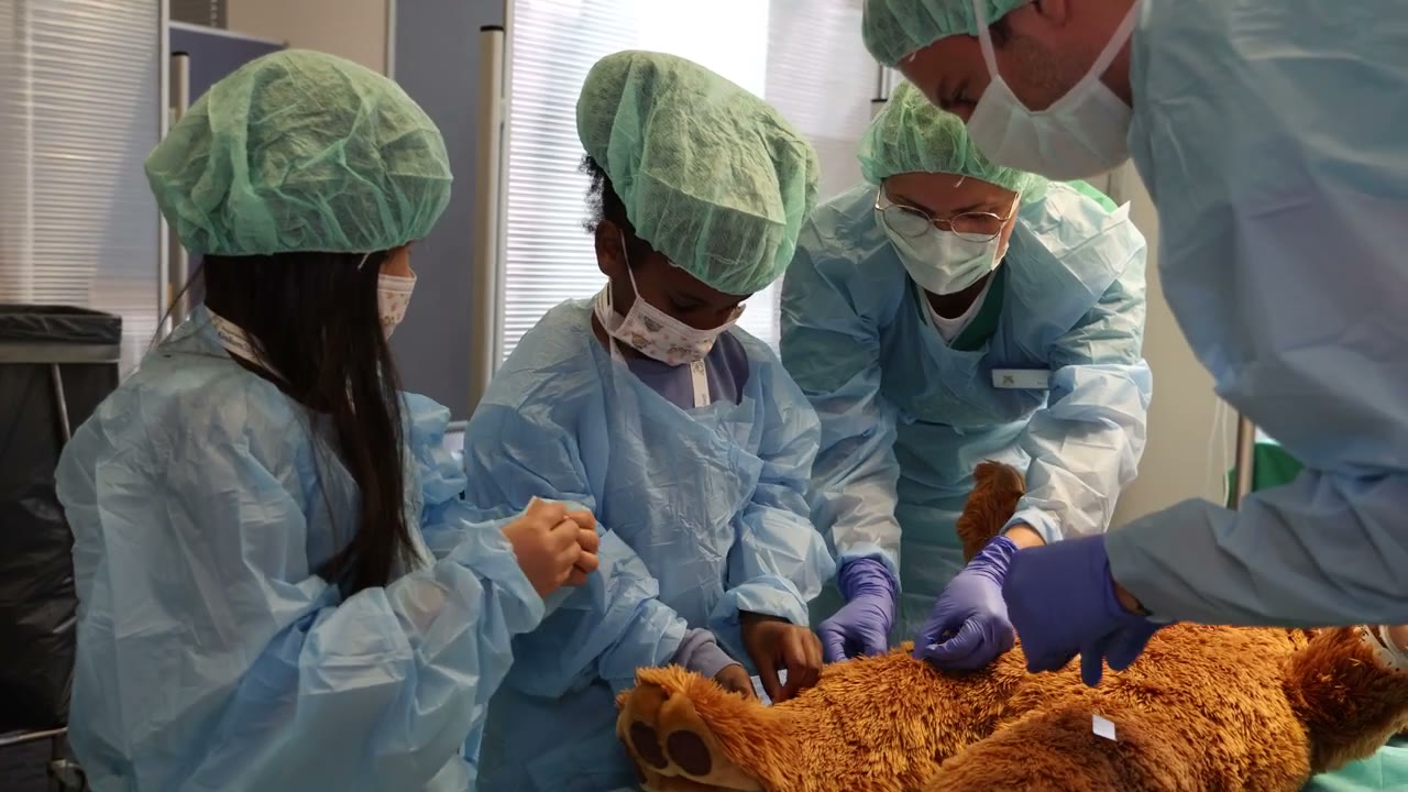 Teddykrankenhaus nimmt Kindern